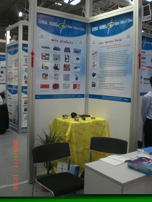 我司參加2009德國慕尼黑激光展