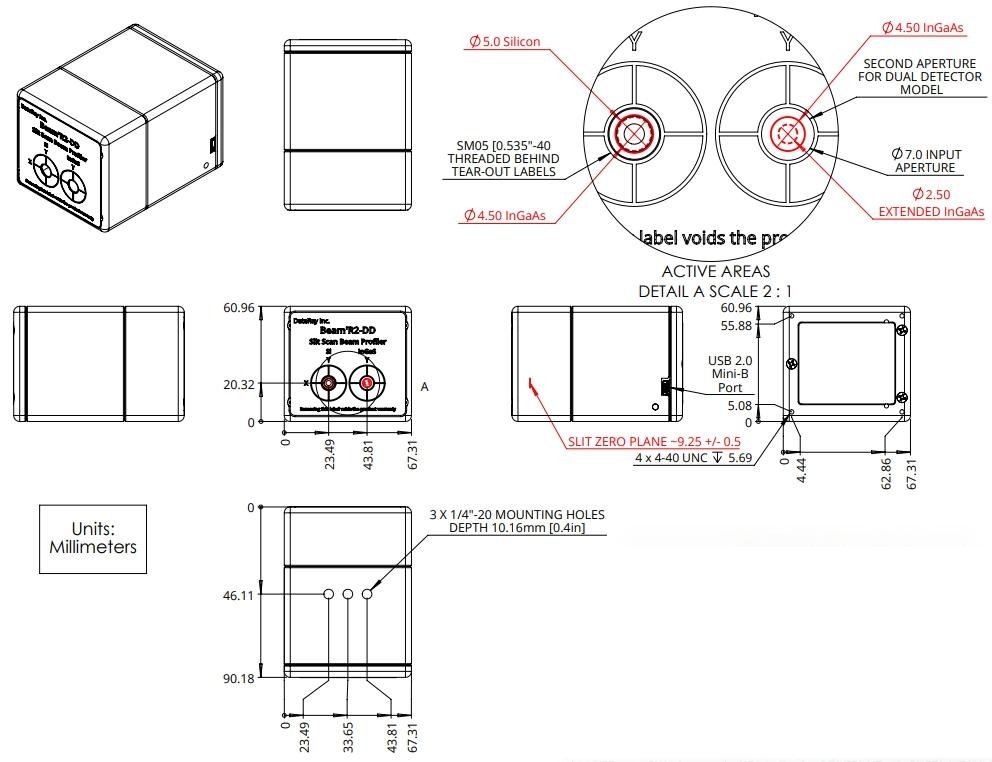 多平面狹縫掃描光束分析儀BeamMap2 Collimate